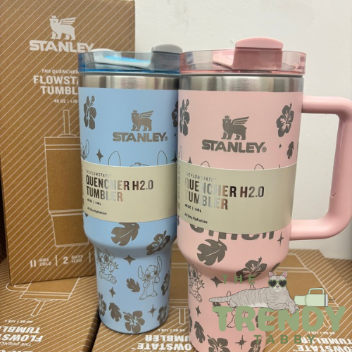 Blue Stitch 40 OZ Stanley Tumbler