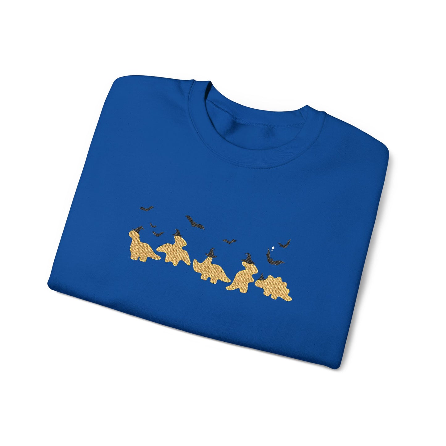 Halloween Dino Nuggets Embroidered Sweatshirt