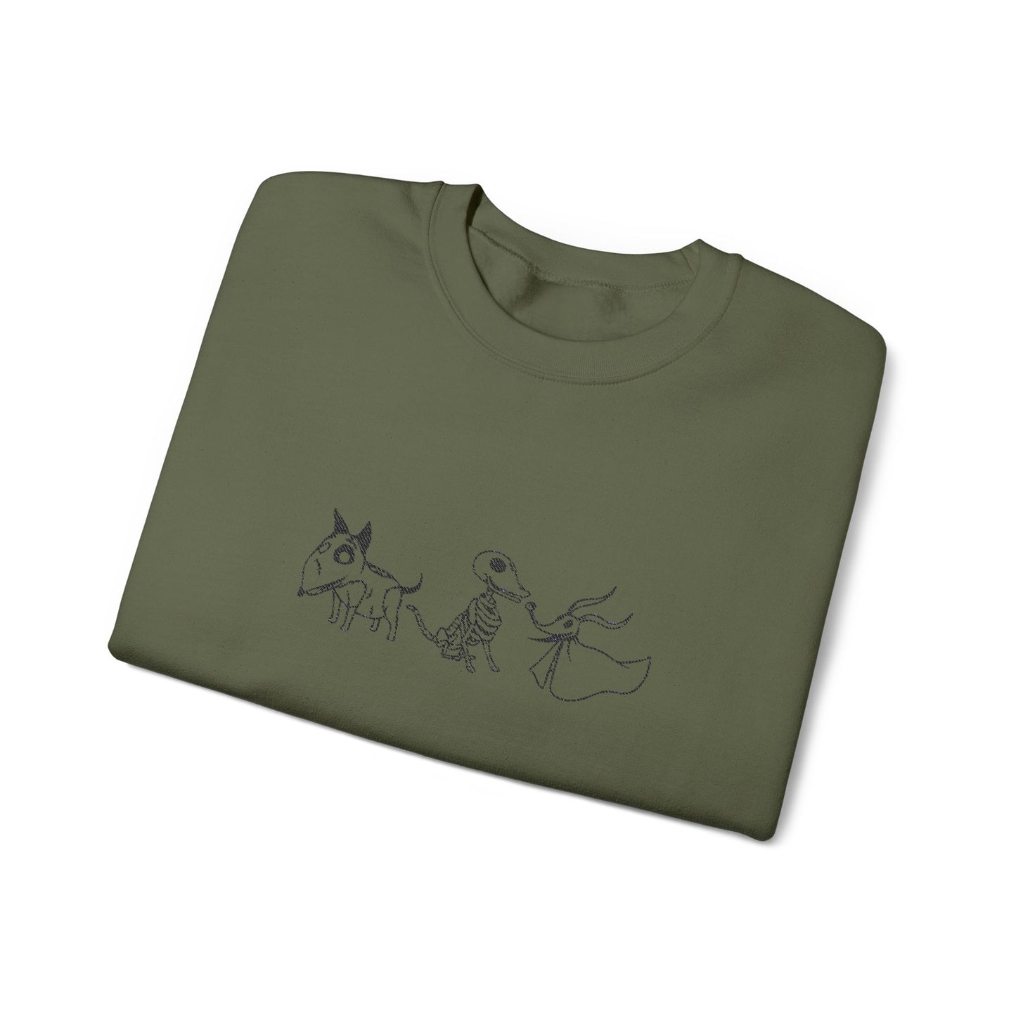 Nightmare Before Christmas Embroidered Sweatshirt