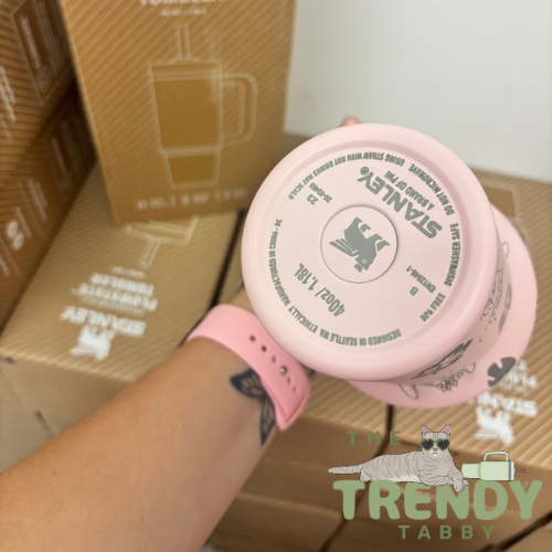 Pink Stitch 40 OZ Stanley Tumbler