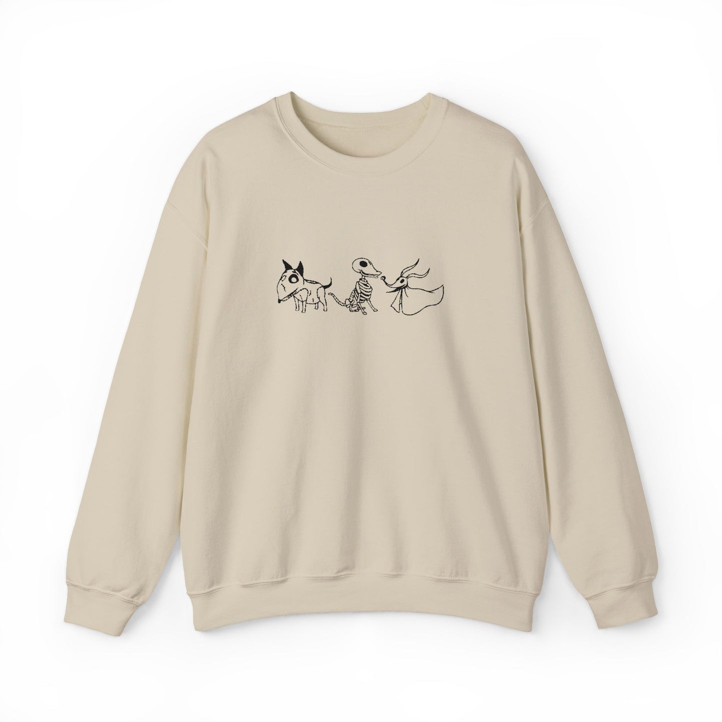 Nightmare Before Christmas Embroidered Sweatshirt