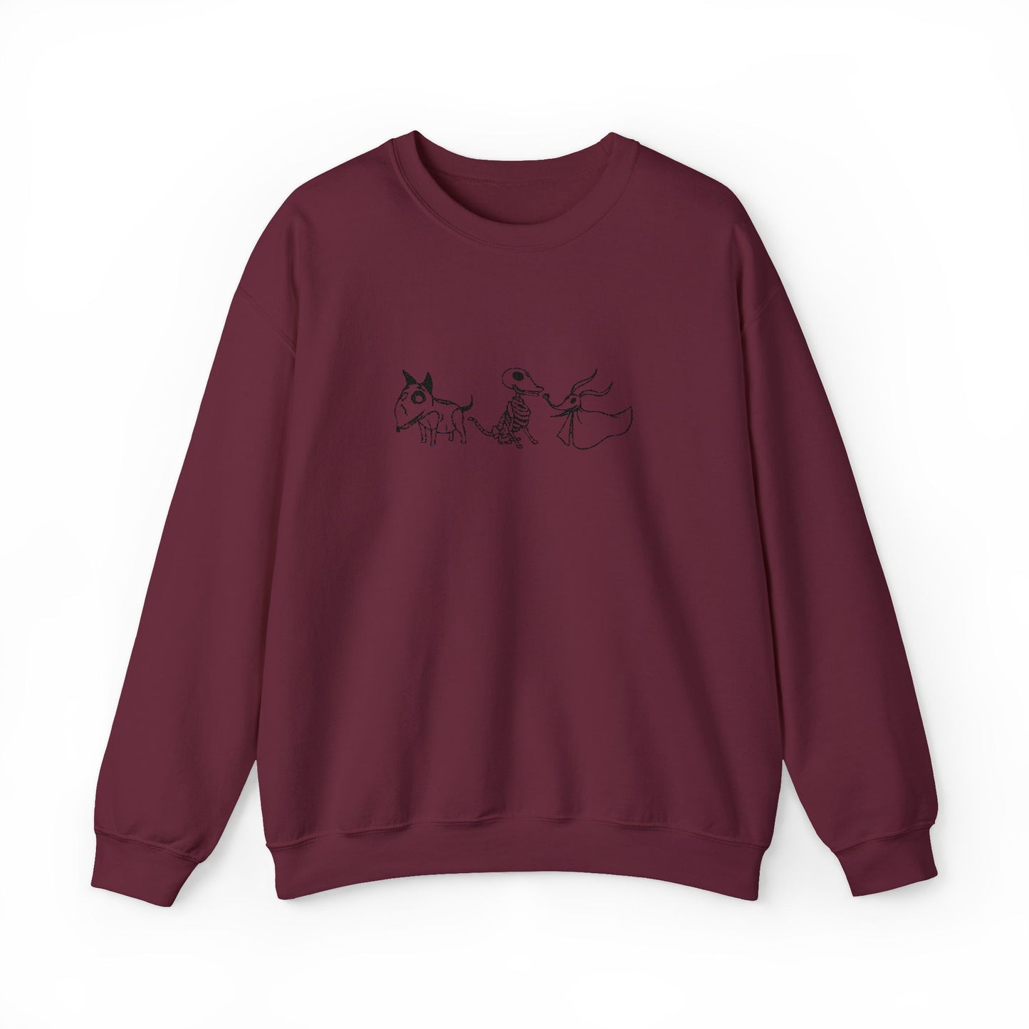 Nightmare Before Christmas Embroidered Sweatshirt