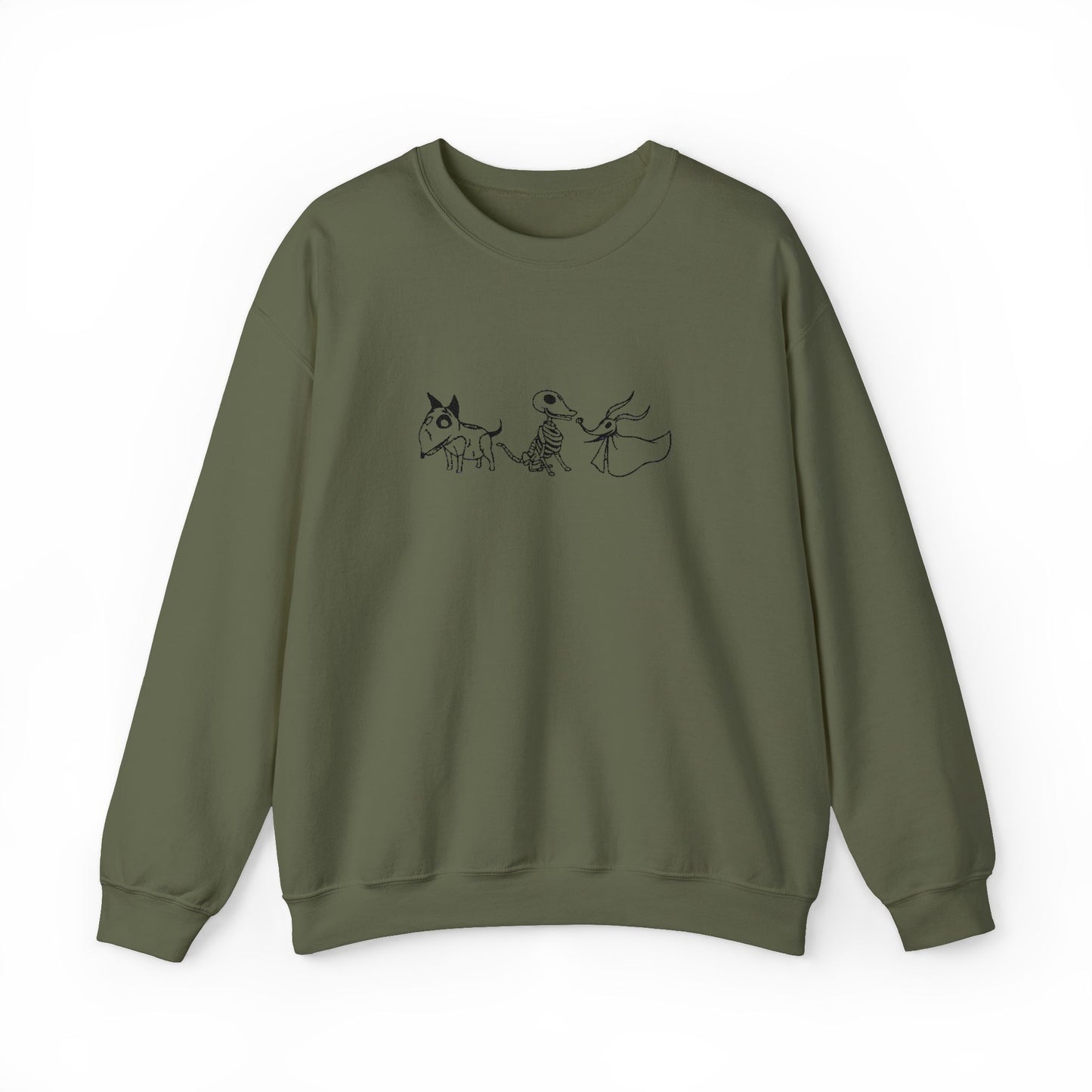 Nightmare Before Christmas Embroidered Sweatshirt