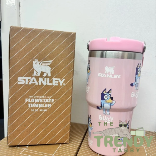 Pink Bluey 20 OZ Stanley Tumbler