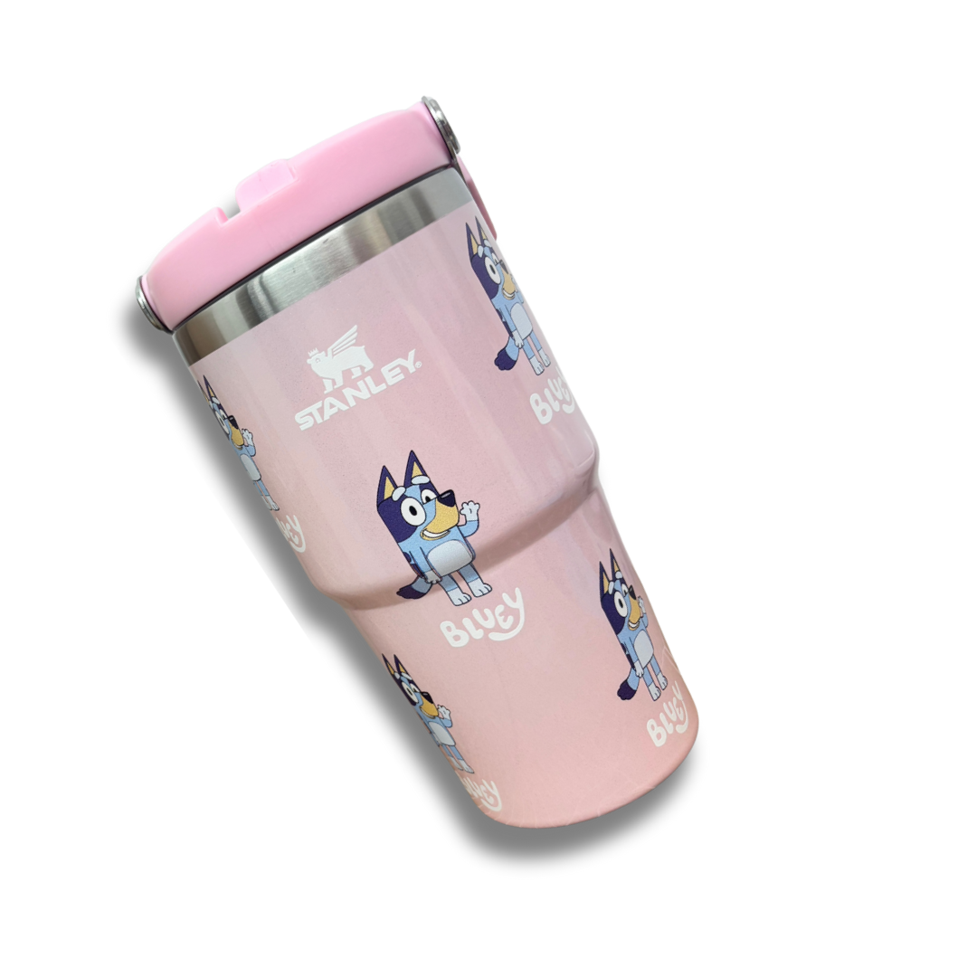 Pink Bluey 20 OZ Stanley Tumbler