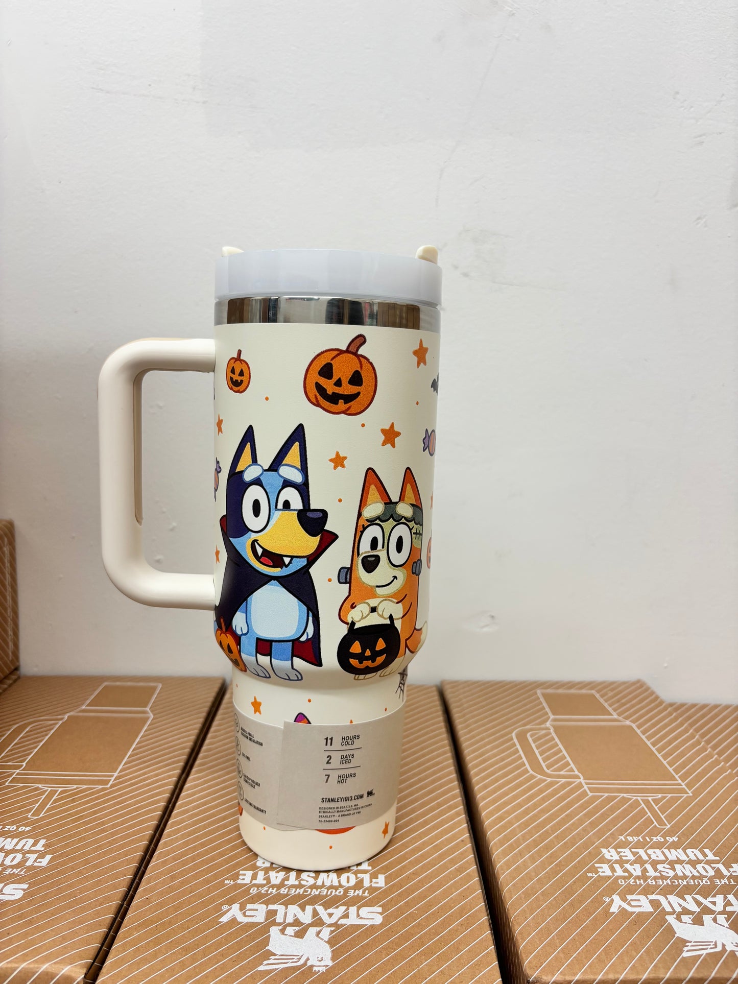 Bluey Halloween 40oz Stanley Tumbler