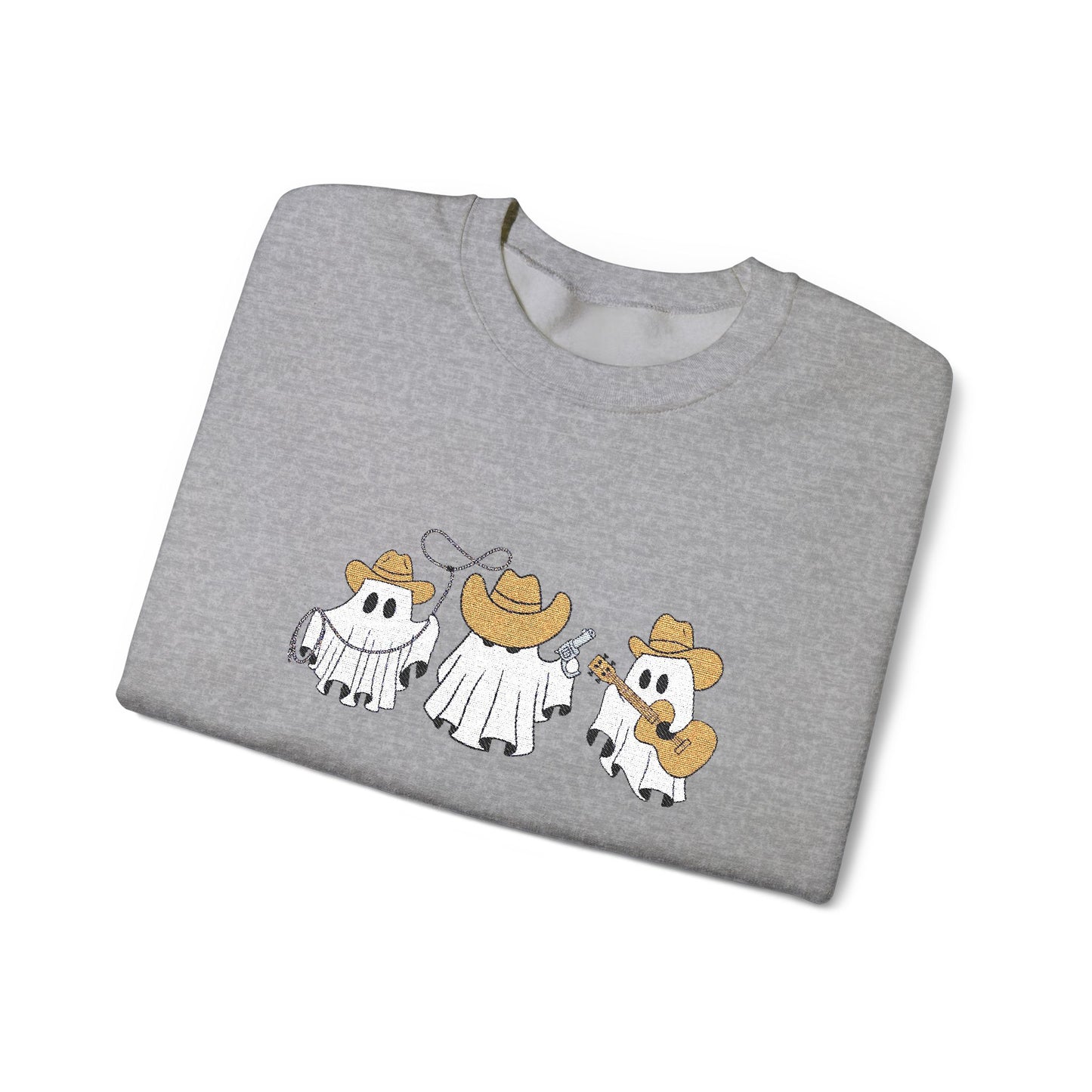 Cowboy Ghost Embroidered Sweatshirt