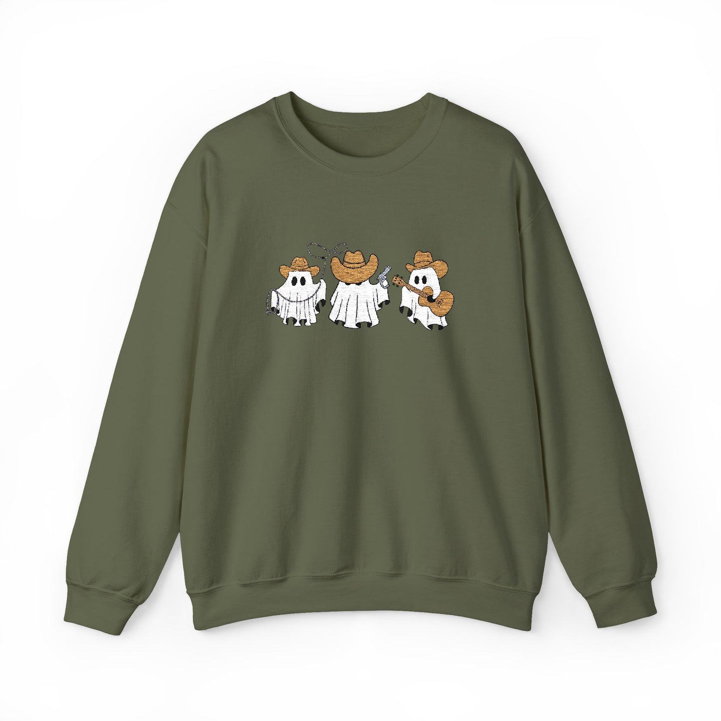 Cowboy Ghost Embroidered Sweatshirt