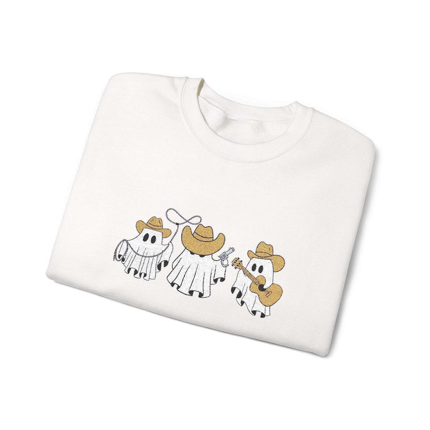 Cowboy Ghost Embroidered Sweatshirt