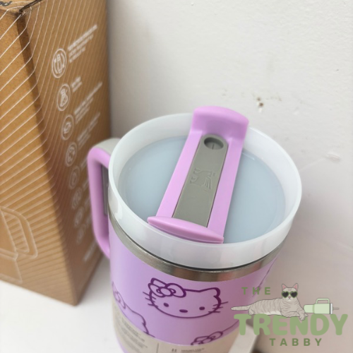 Purple Hello Kitty 40 Oz Stanley Tumbler
