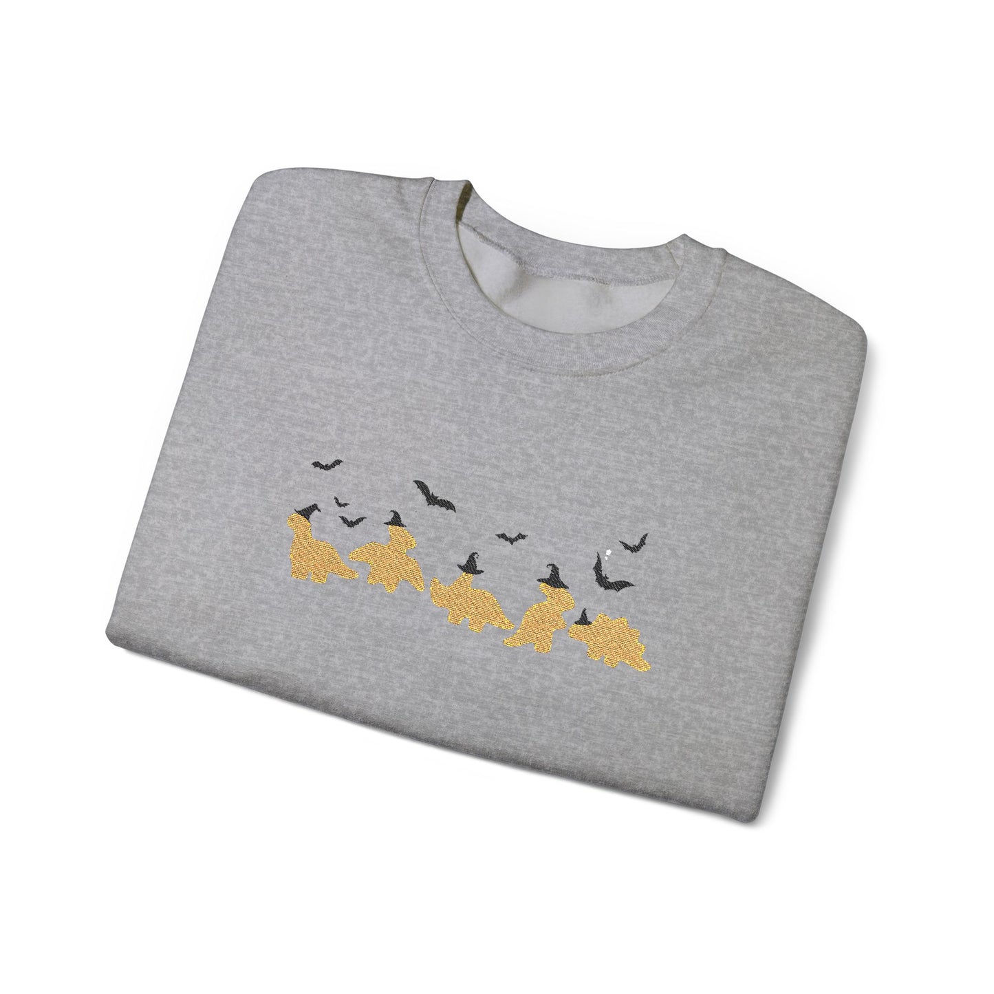 Halloween Dino Nuggets Embroidered Sweatshirt
