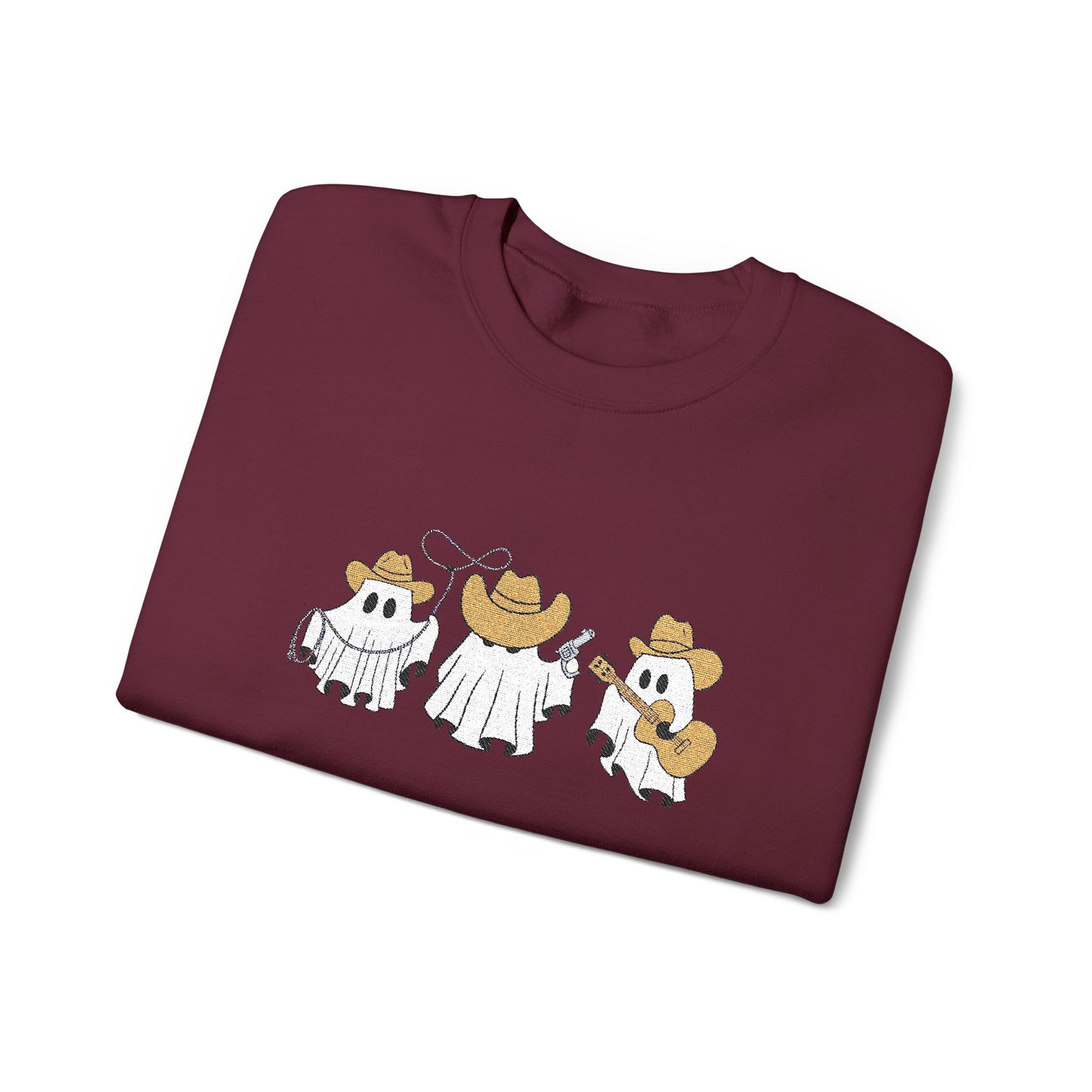 Cowboy Ghost Embroidered Sweatshirt