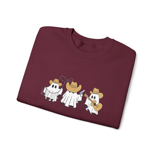 Cowboy Ghost Embroidered Sweatshirt