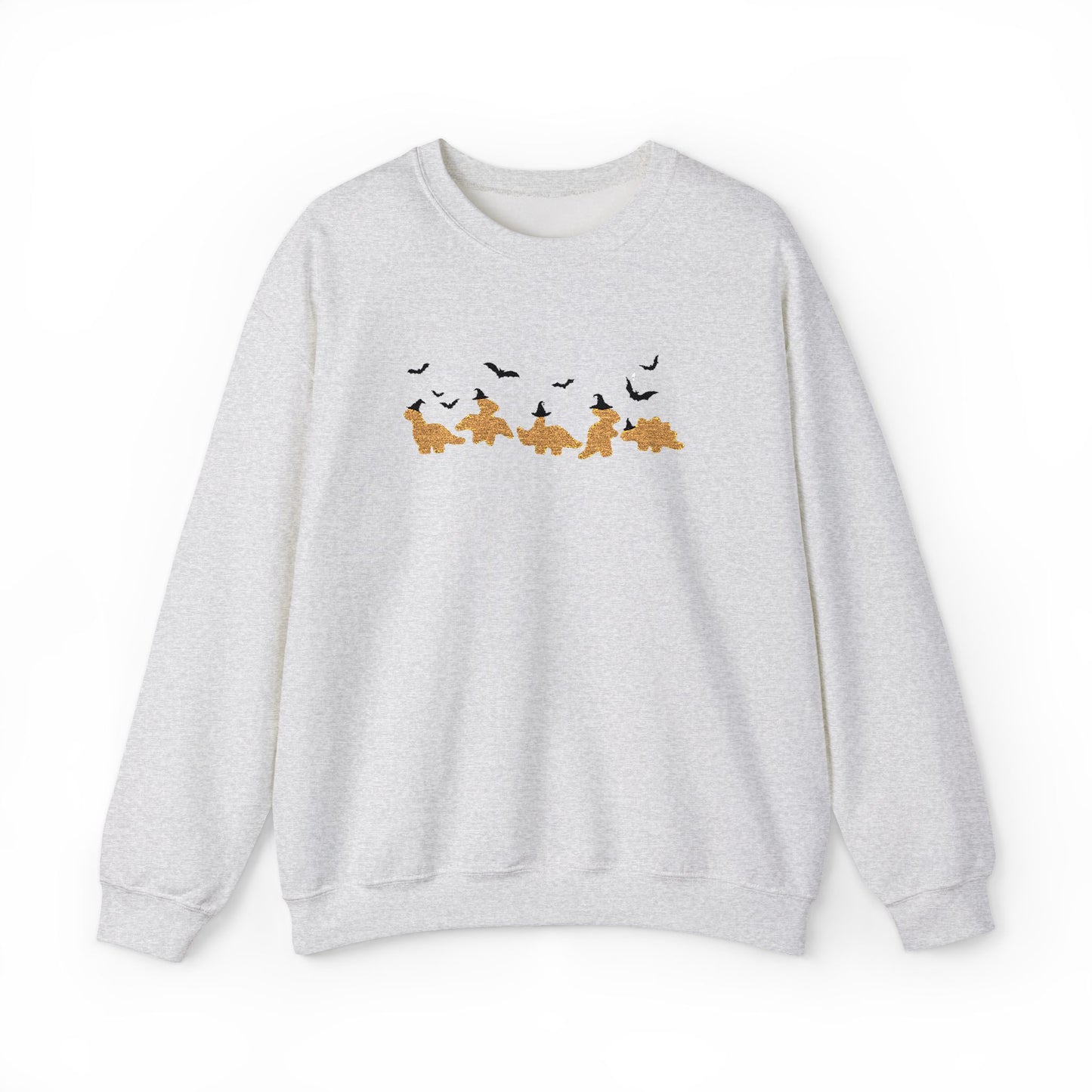 Halloween Dino Nuggets Embroidered Sweatshirt