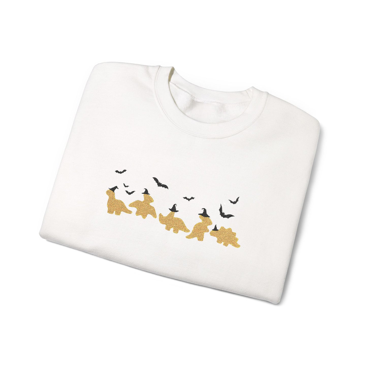 Halloween Dino Nuggets Embroidered Sweatshirt