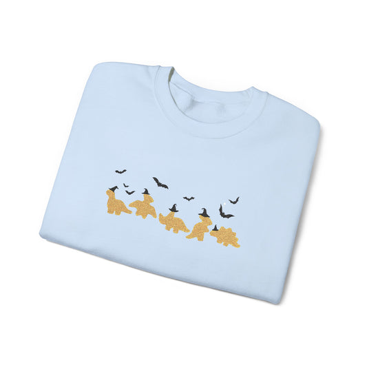 Halloween Dino Nuggets Embroidered Sweatshirt