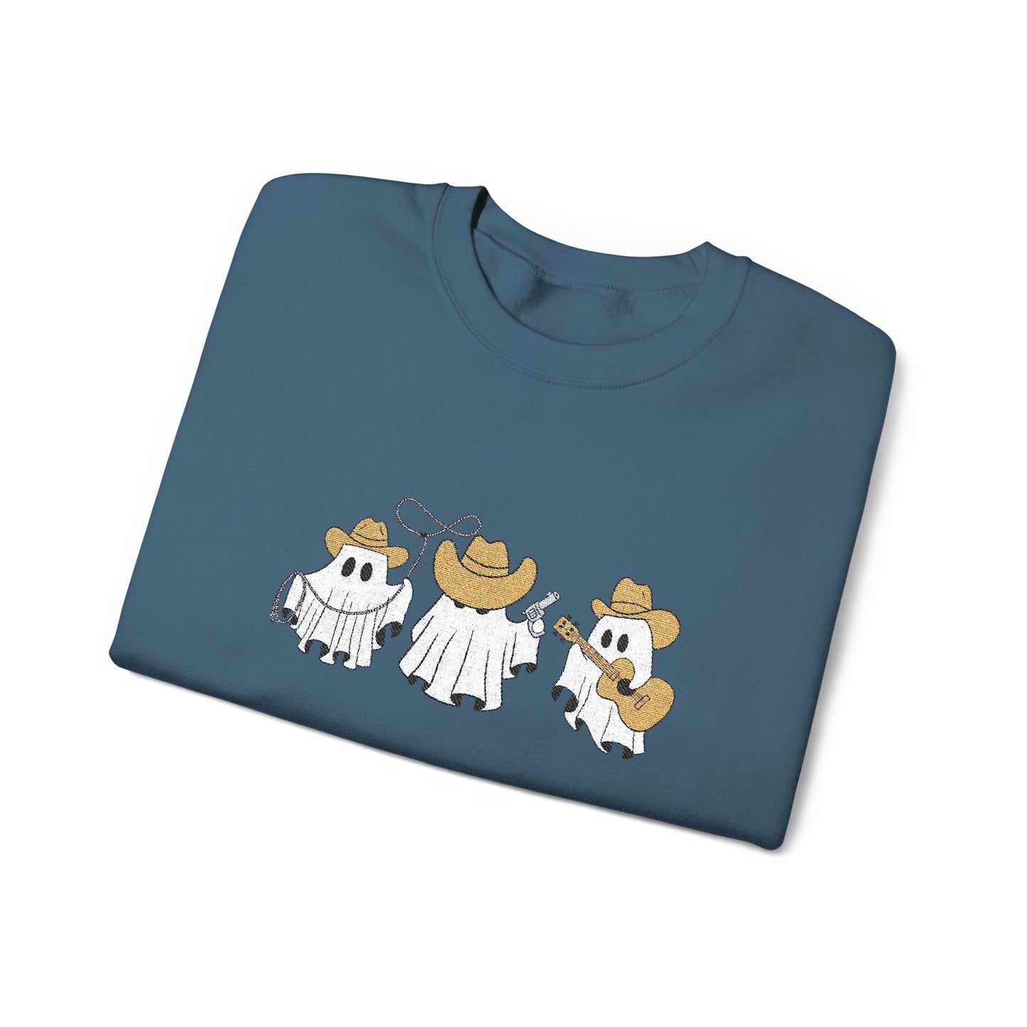 Cowboy Ghost Embroidered Sweatshirt