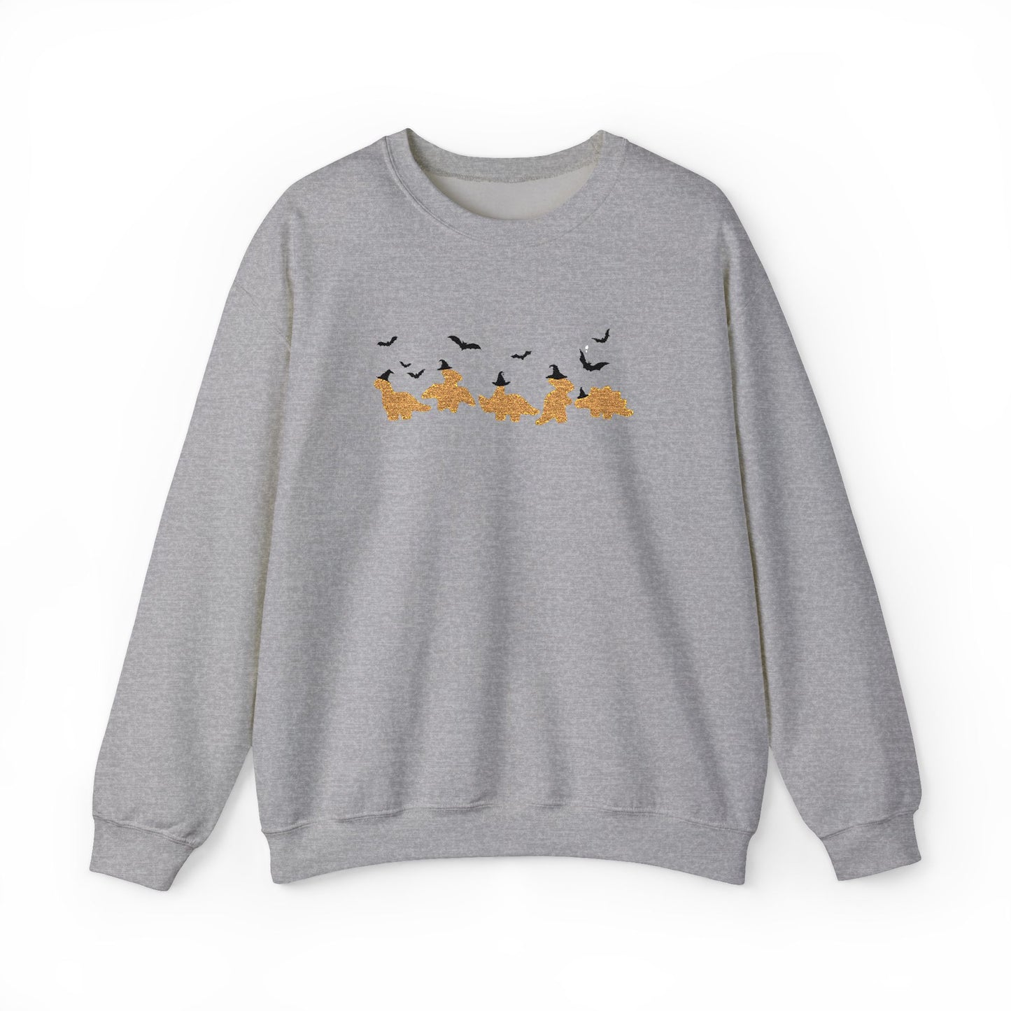 Halloween Dino Nuggets Embroidered Sweatshirt