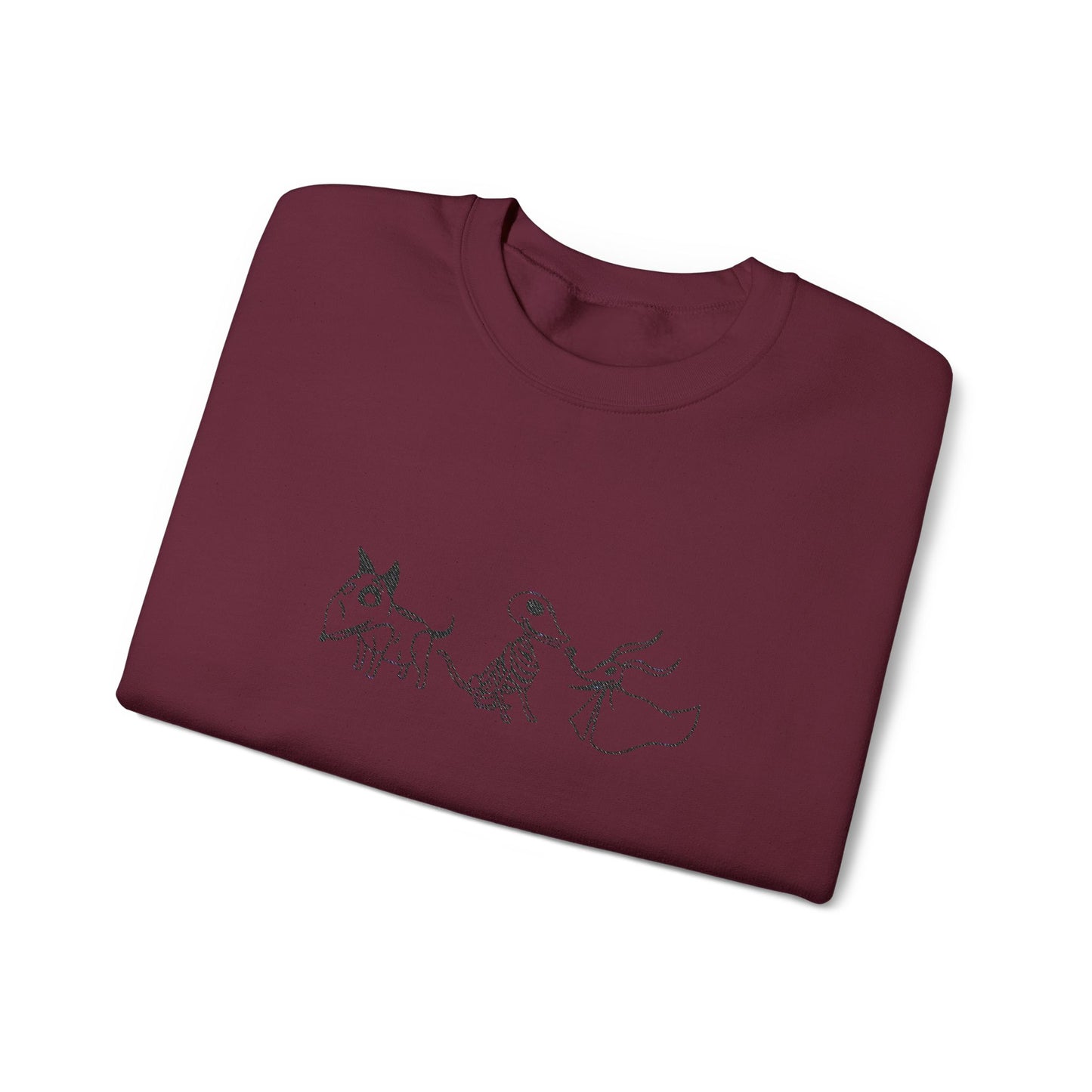 Nightmare Before Christmas Embroidered Sweatshirt