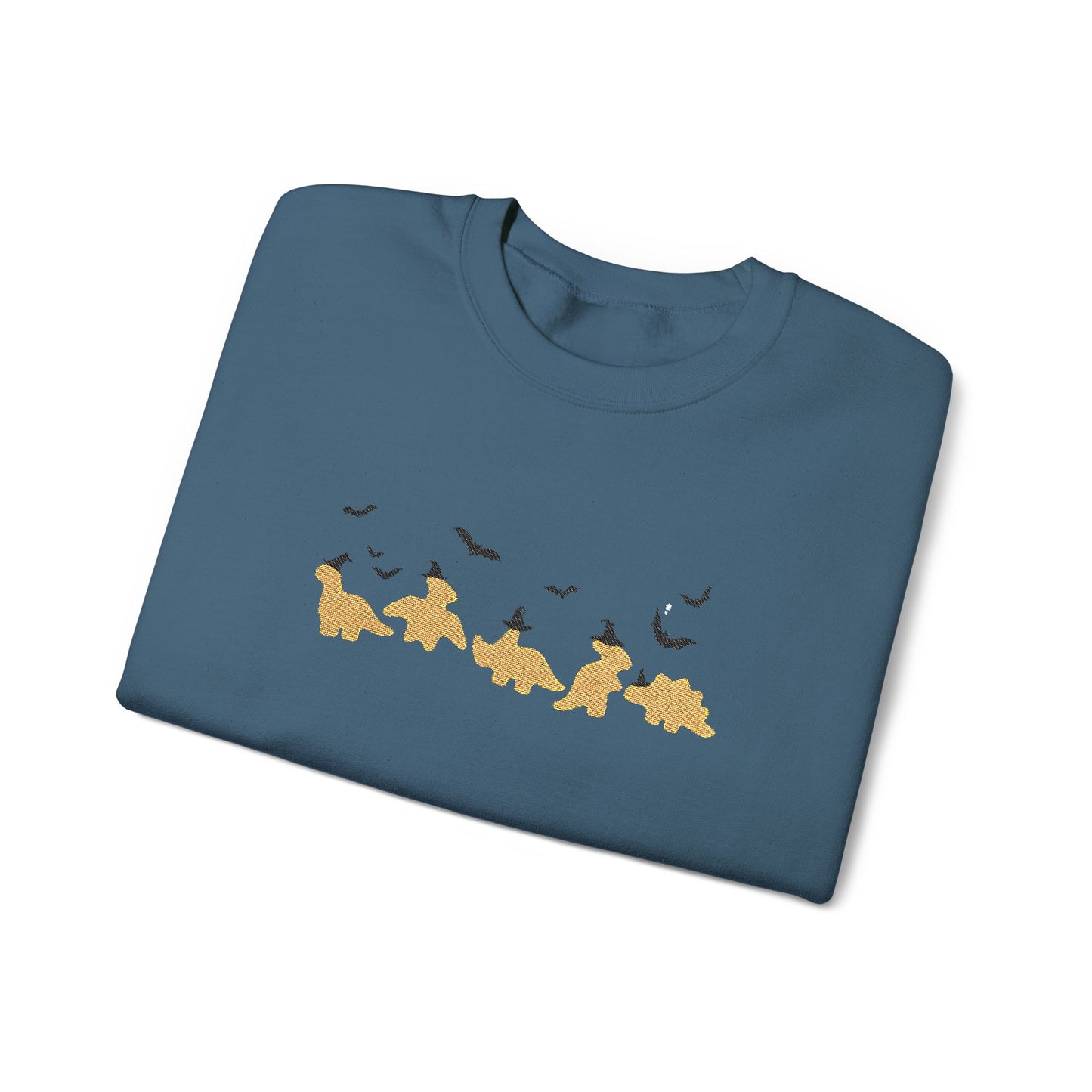 Halloween Dino Nuggets Embroidered Sweatshirt