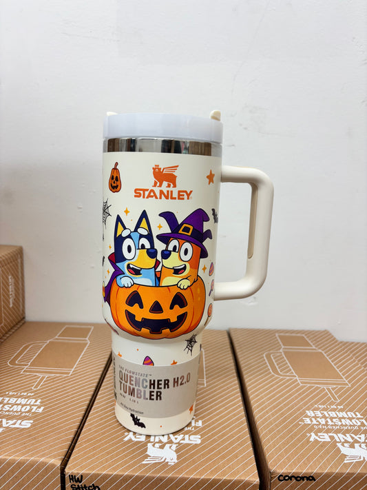 Bluey Halloween 40oz Stanley Tumbler
