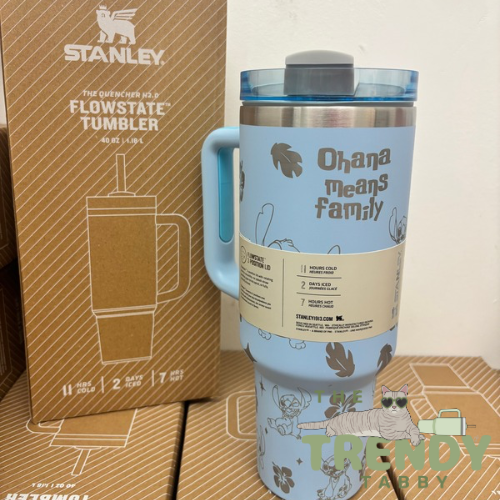 Blue Stitch 40 OZ Stanley Tumbler