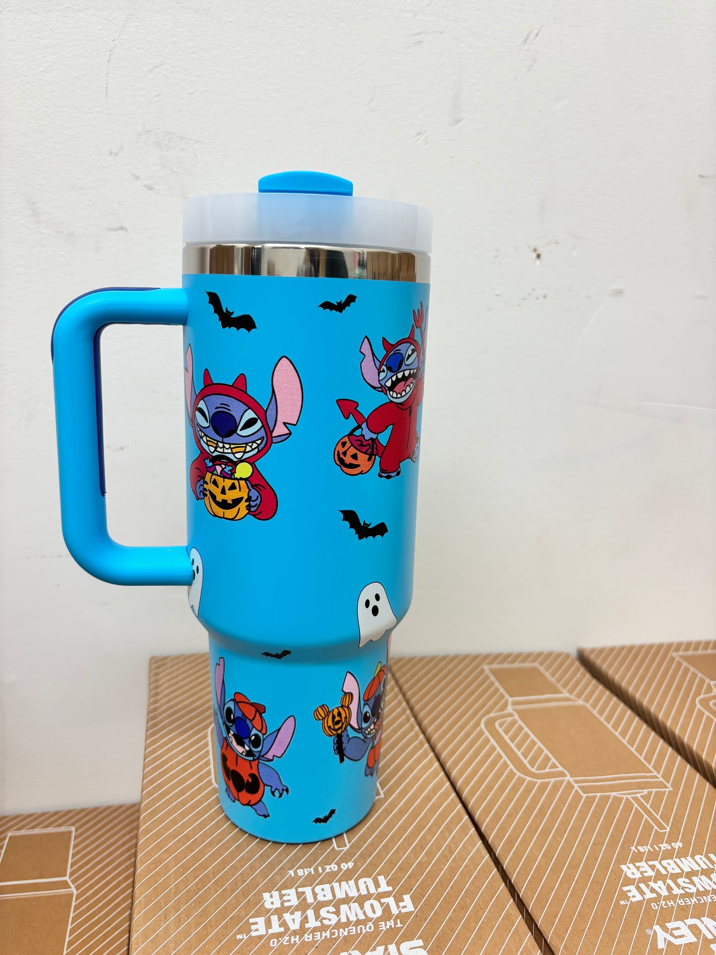 Blue Alien 40oz S Tumbler