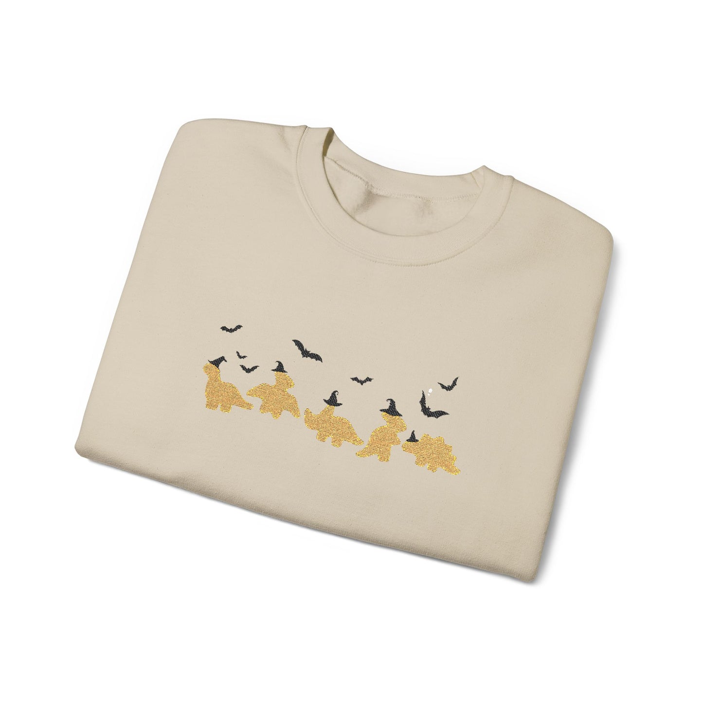 Halloween Dino Nuggets Embroidered Sweatshirt
