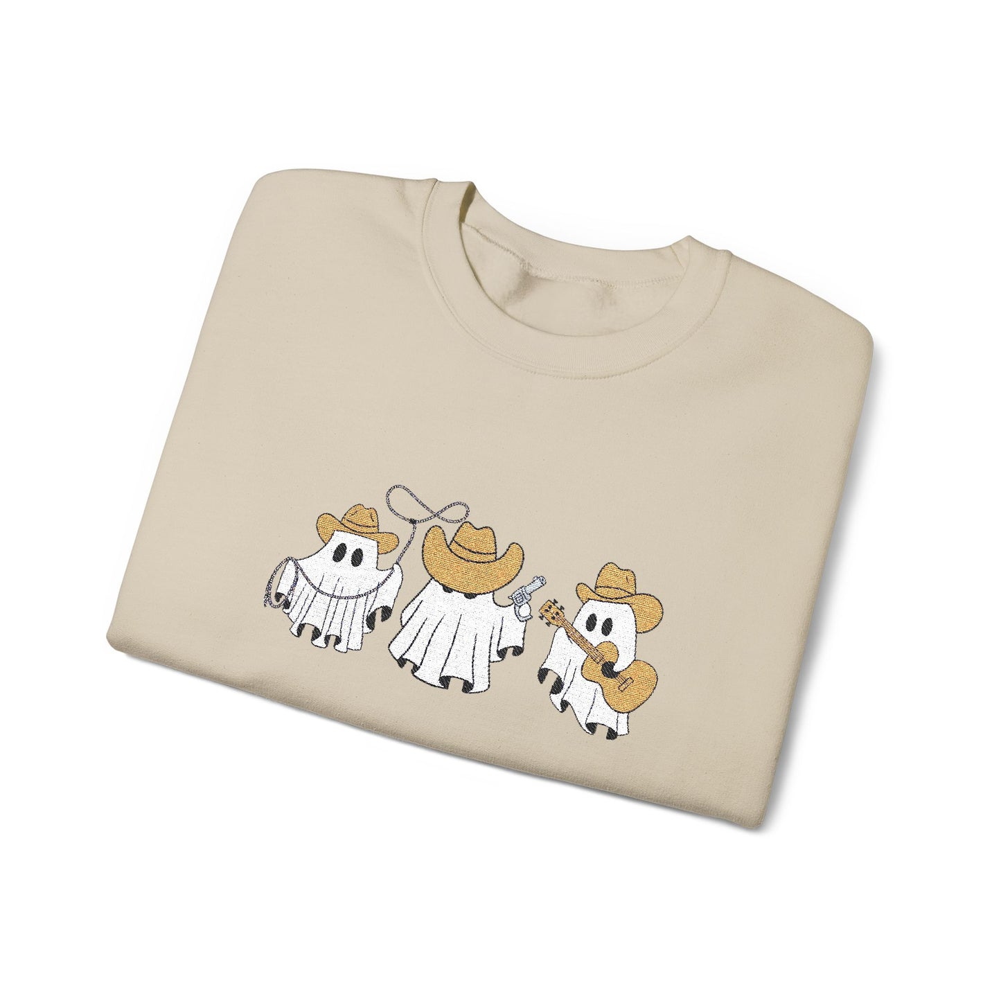 Cowboy Ghost Embroidered Sweatshirt