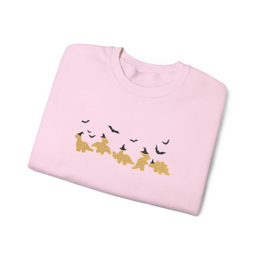 Halloween Dino Nuggets Embroidered Sweatshirt