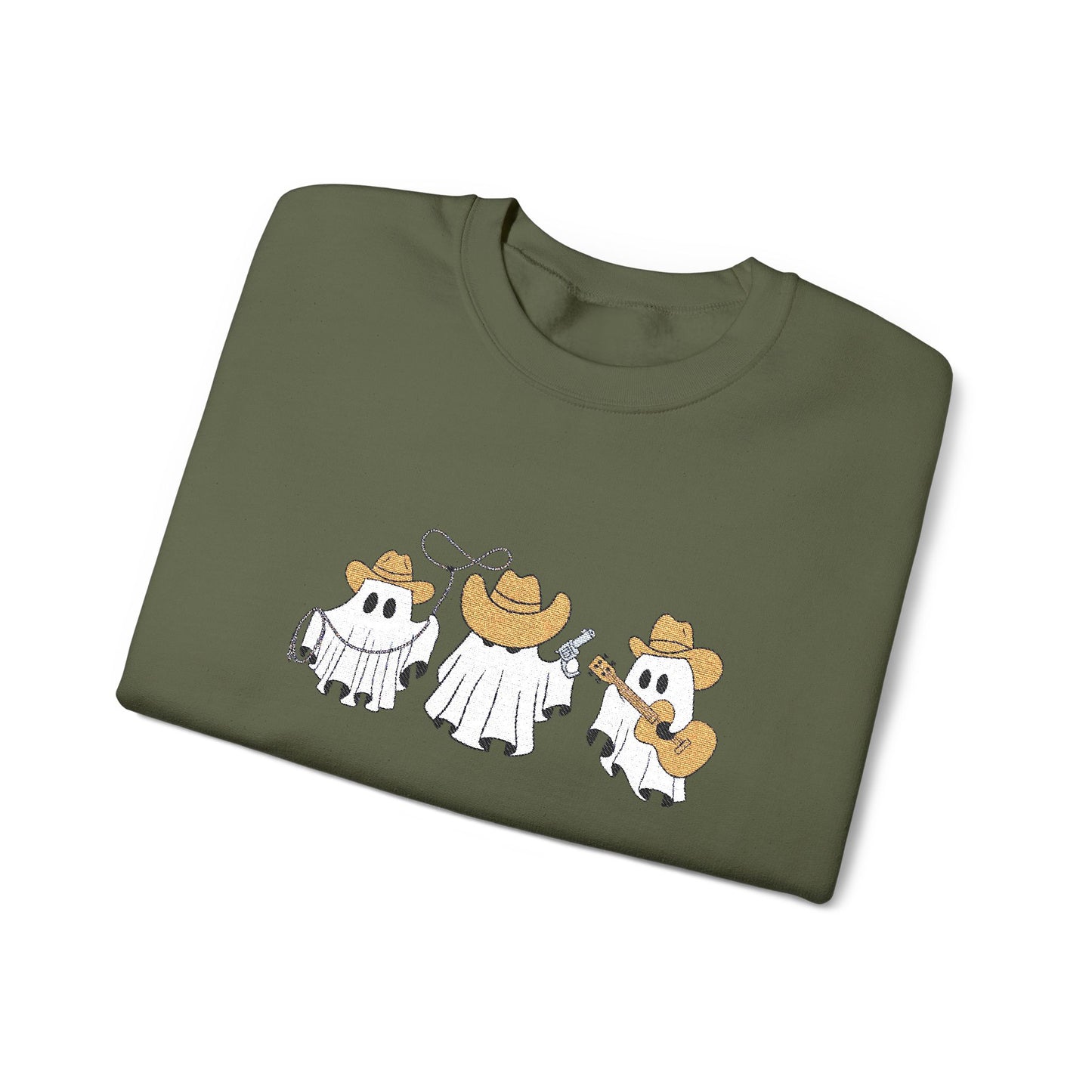 Cowboy Ghost Embroidered Sweatshirt