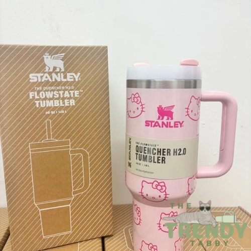 Pink Kitty 40oz S Tumbler
