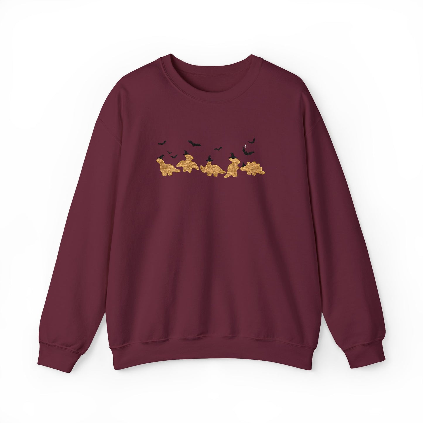 Halloween Dino Nuggets Embroidered Sweatshirt