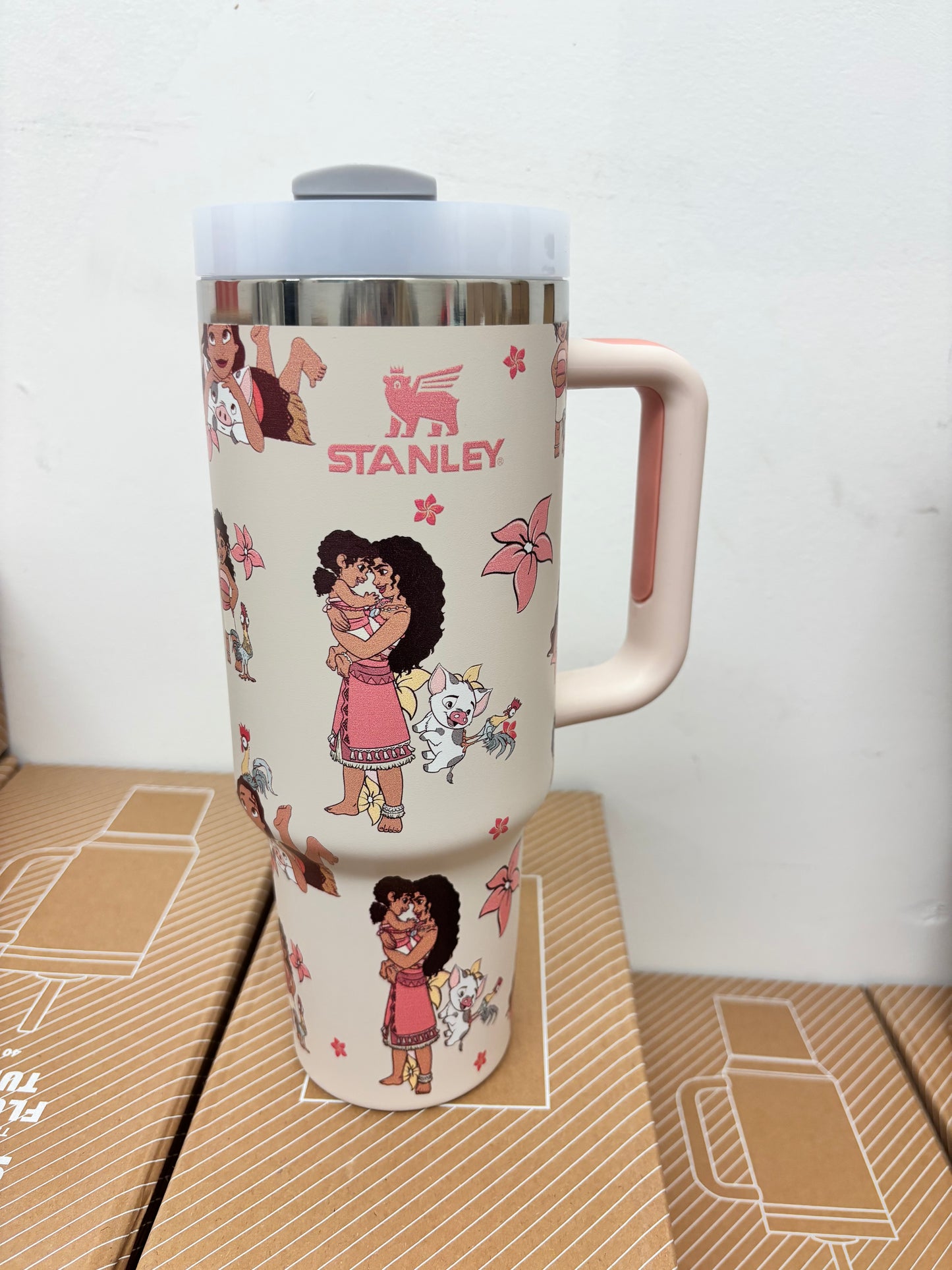 Pink Princess 40oz Stanley Tumbler