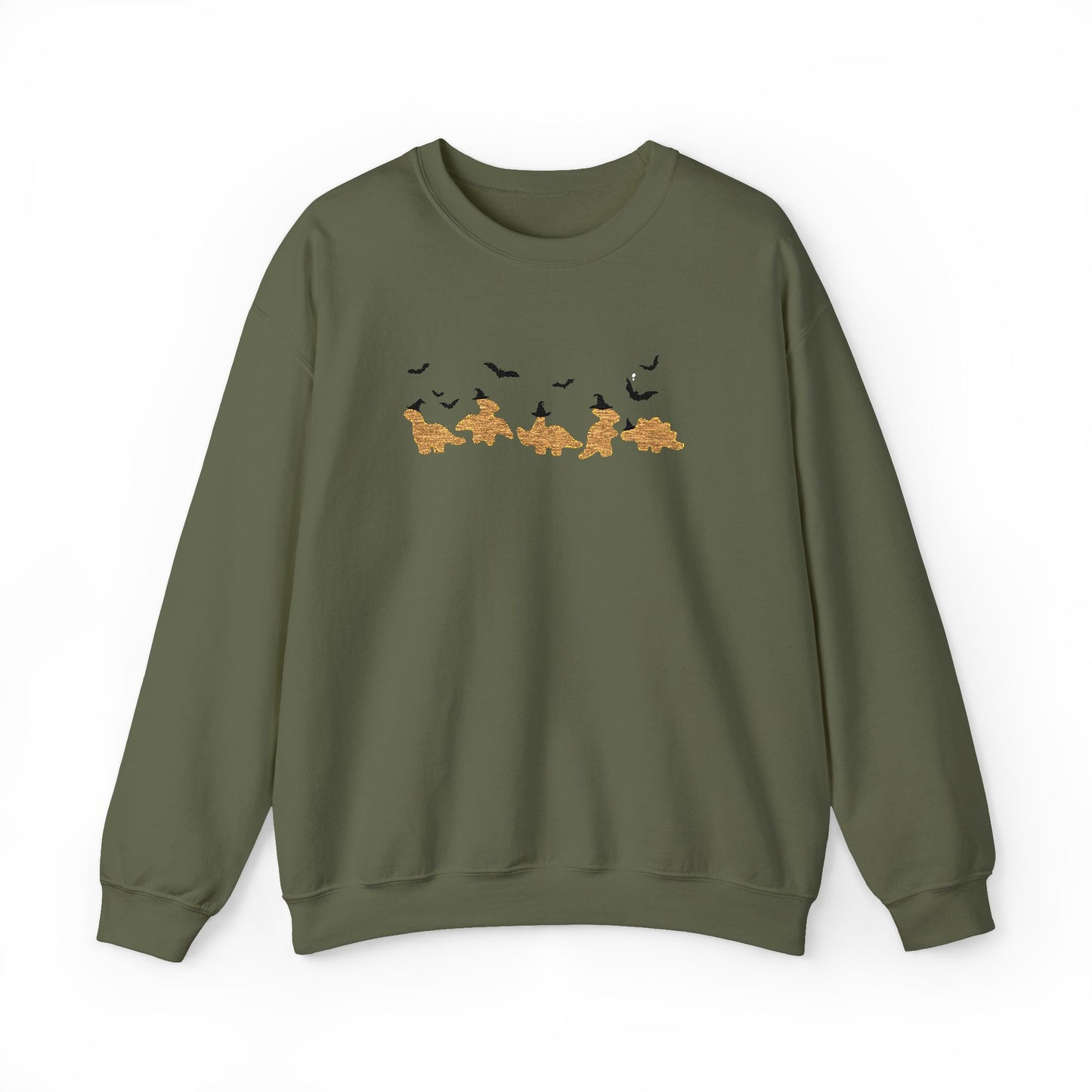 Halloween Dino Nuggets Embroidered Sweatshirt