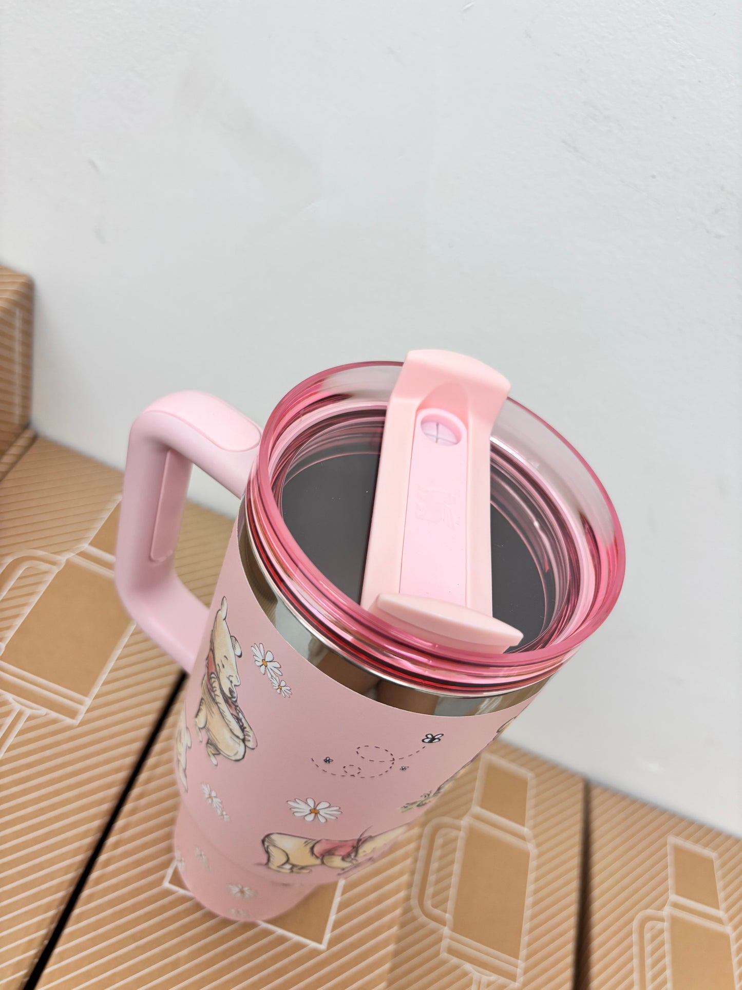Pink Winnie 40oz Stanley Tumbler