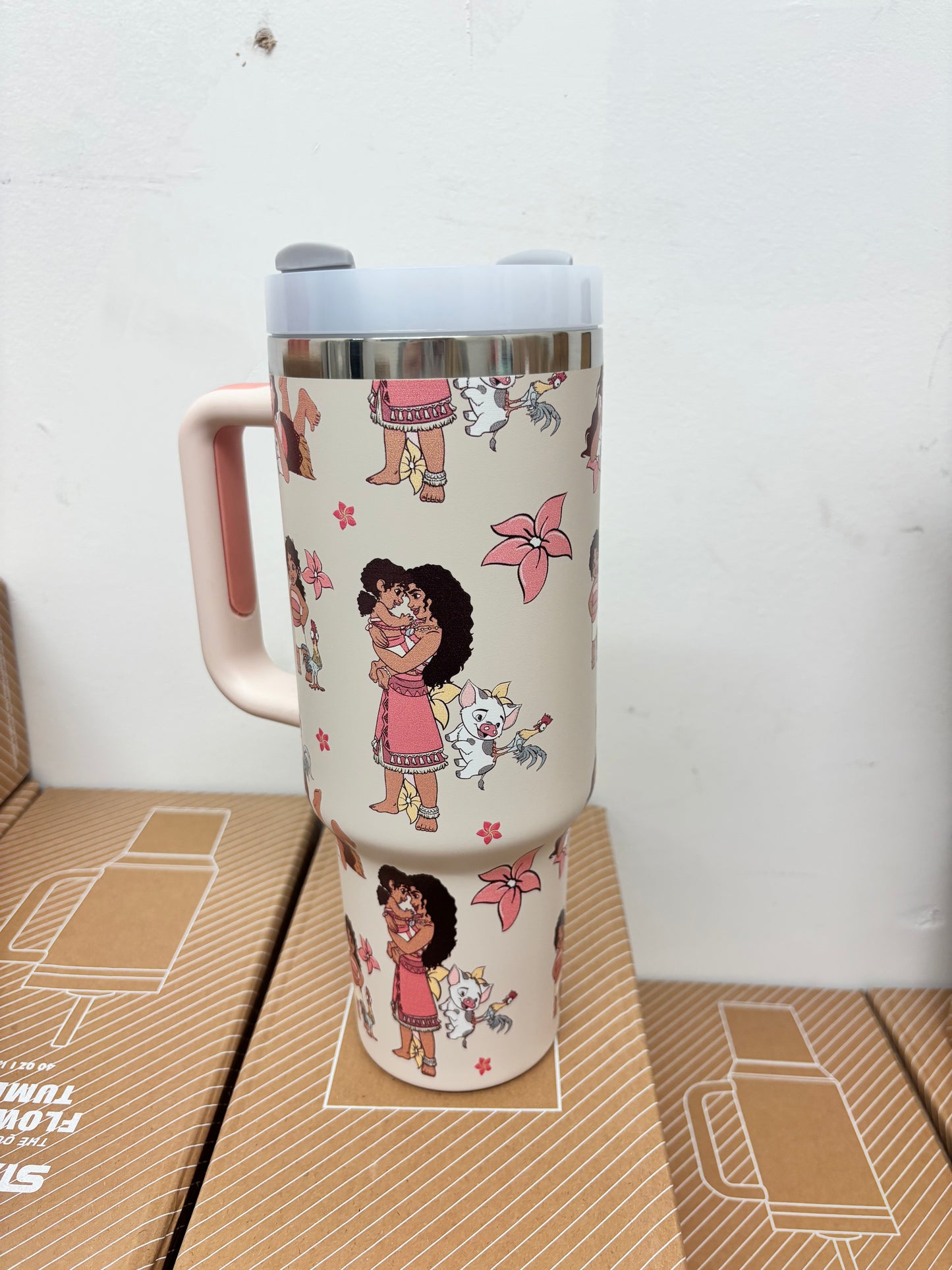 Pink Princess 40oz Stanley Tumbler