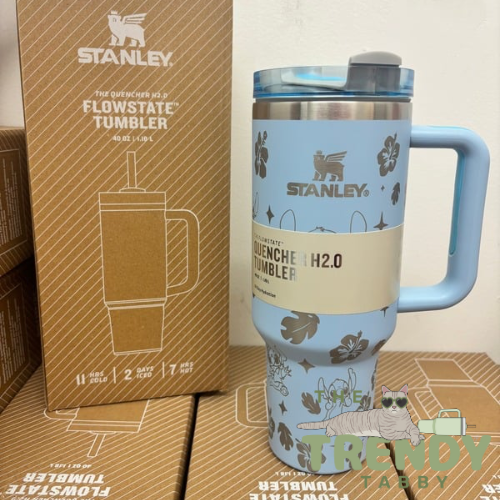 Blue Stitch 40 OZ Stanley Tumbler