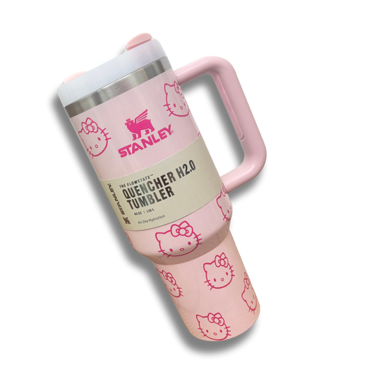 Pink Kitty 40oz S Tumbler