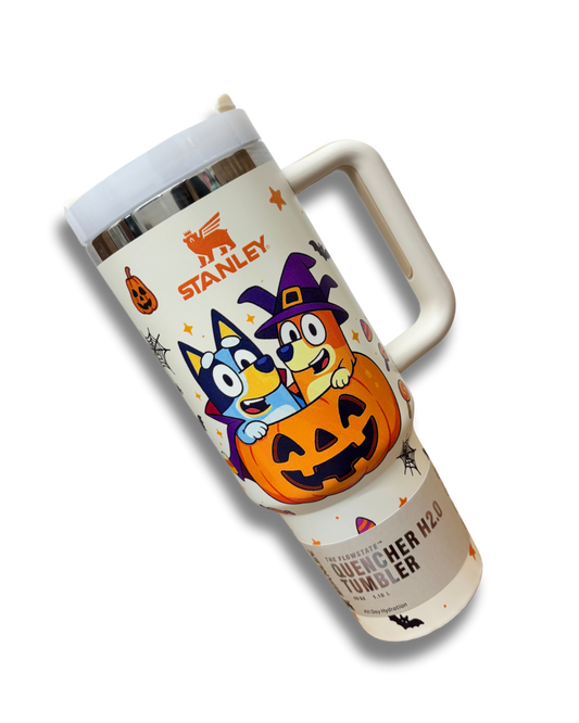 Bluey Halloween 40oz Stanley Tumbler