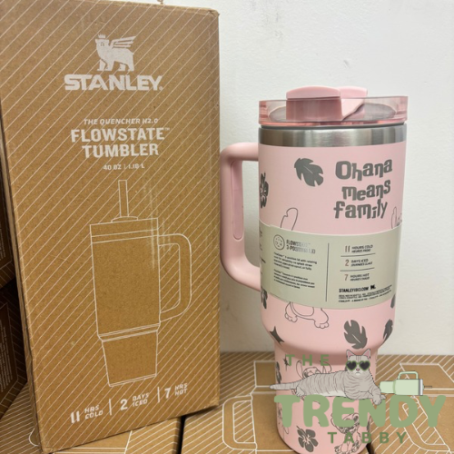 Pink Stitch 40 OZ Stanley Tumbler
